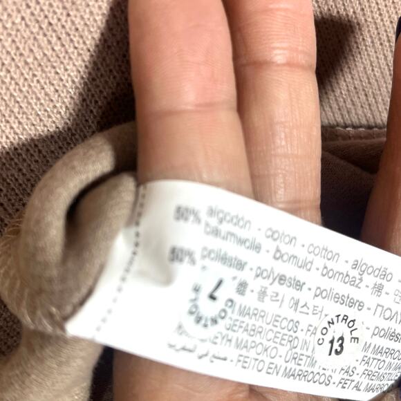 NWT Zara Ribbed Midi Taupe Skirt Size Small - Picture 5 of 5